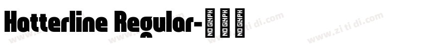 Hatterline Regular字体转换